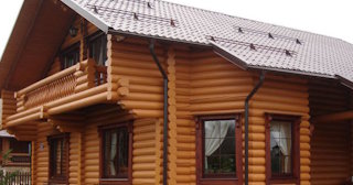 Строительство дома из оцилиндрованного бревна в Комсомольске-на-Амуре - от 137449 рублей